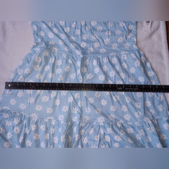 Old Navy Girls Printed Sleeveless Tiered Dress NWT - Picture 3 of 6